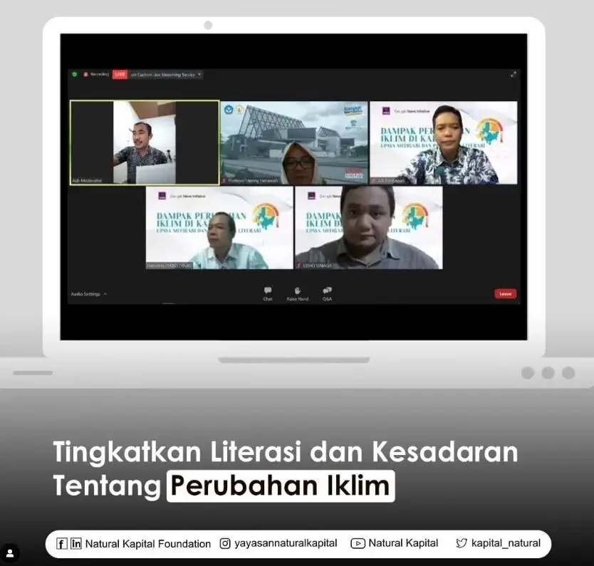 Tingkatkan Literasi dan Kesadaran Perubahan Iklim